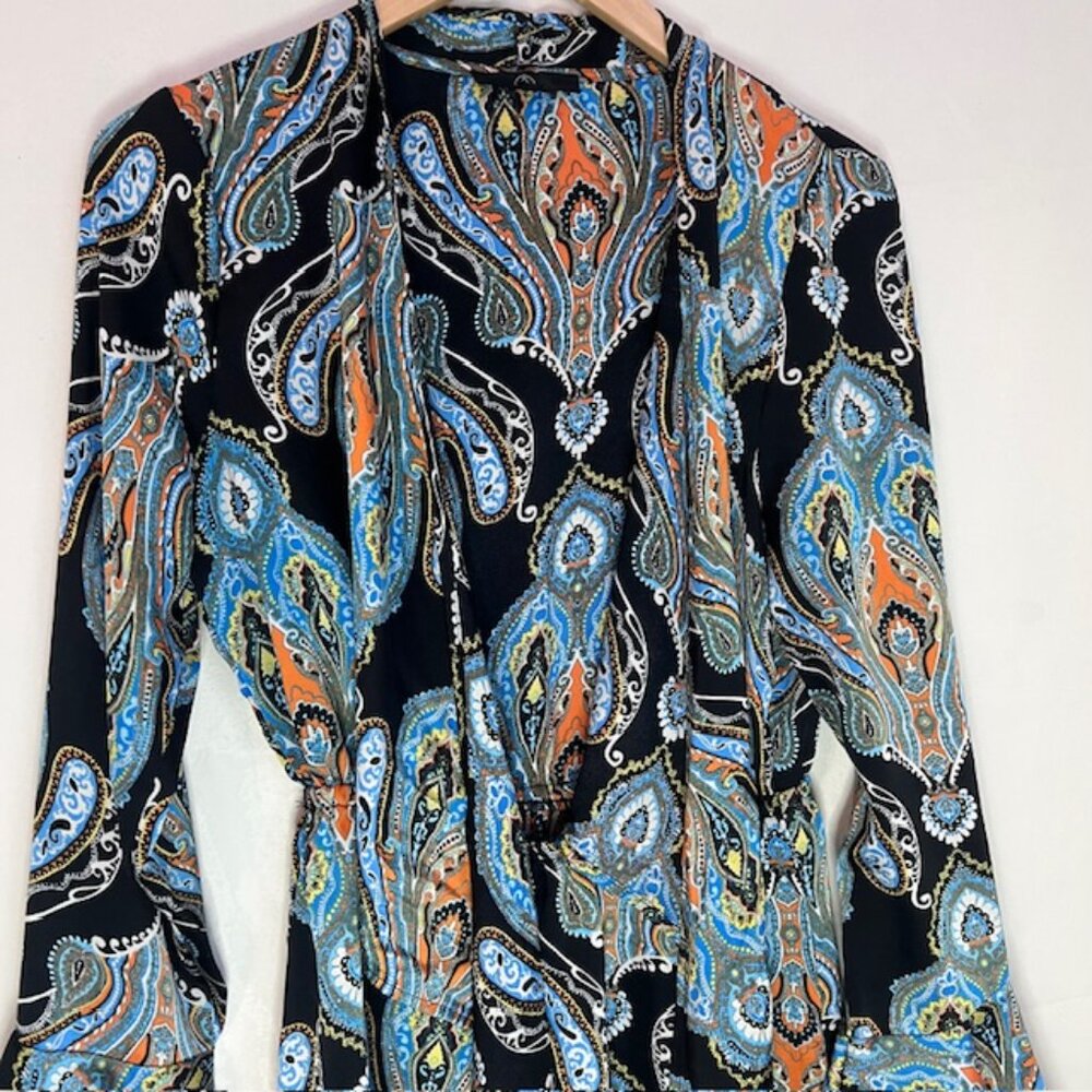 MISSGUIDED Romper Paisley Shorts Romper, Boho Paisley Shorts Size 6 U.S. - Picture 3 of 15